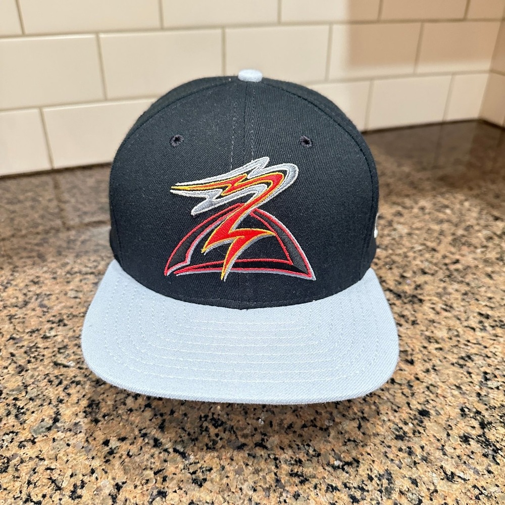 Vtg 90s Salem Keizer Volcanos New Era Snapback Hat MiLB USA Made Deadstock New